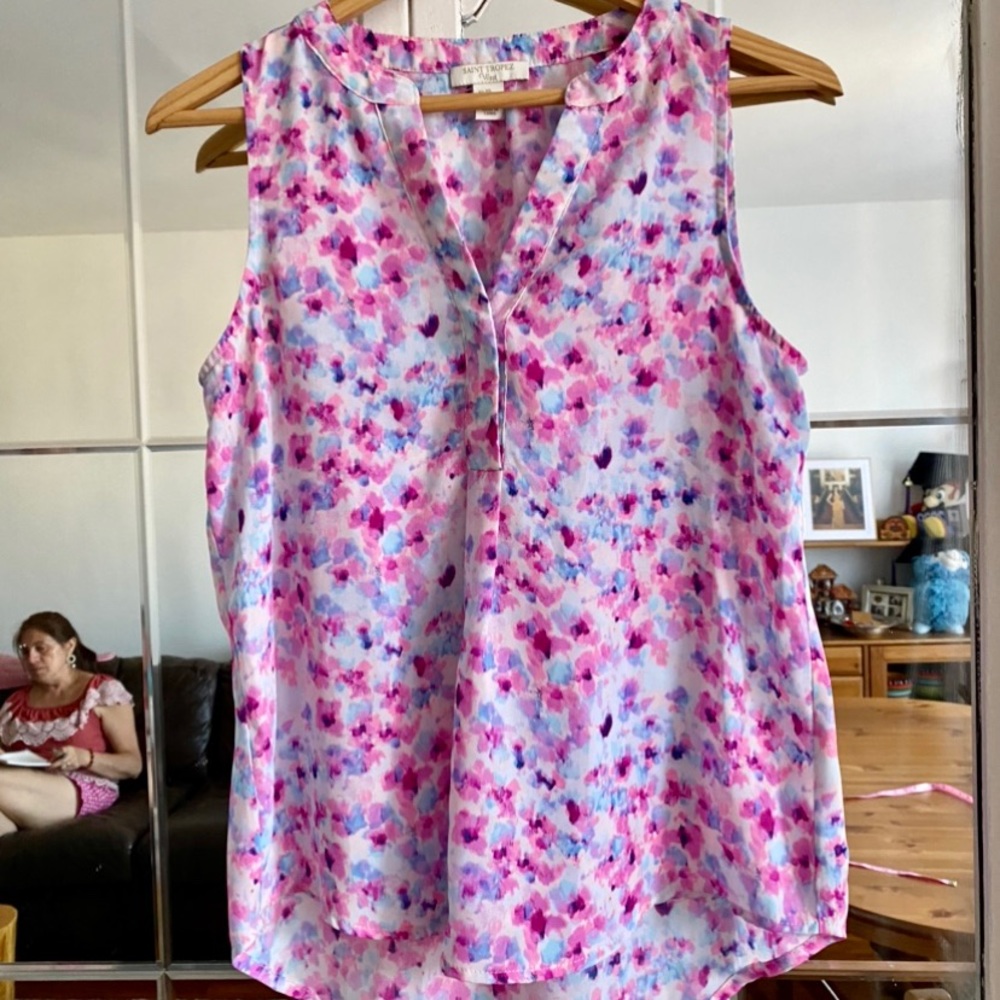 Saint Tropez Sleeveless Blouse